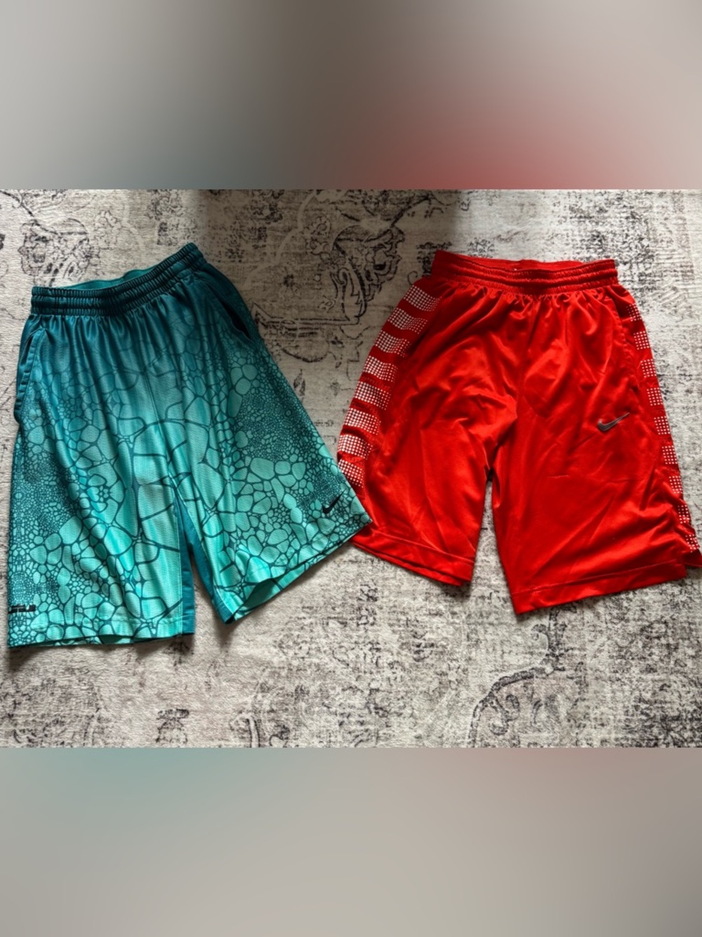 Nike Men’s Blue & Orange Shorts